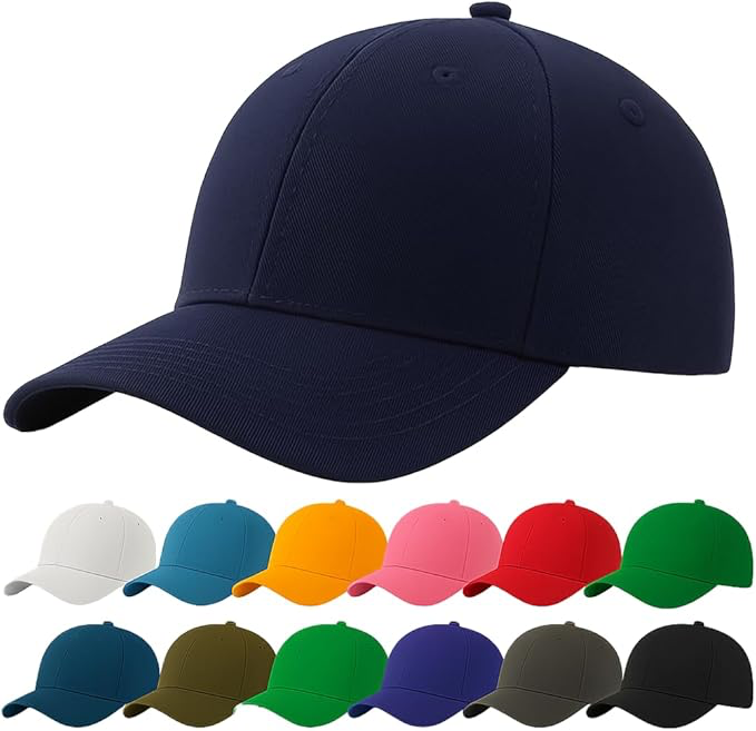 Casquette Baseball Snapback Hip Pop Couleur Unie Ajustable 6 Panneaux Taille Unique Golf Hat Motorcycle Trucker Cap - Homme Femme