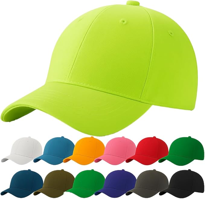 Casquette Baseball Snapback Hip Pop Couleur Unie Ajustable 6 Panneaux Taille Unique Golf Hat Motorcycle Trucker Cap - Homme Femme
