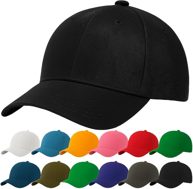Casquette Baseball Snapback Hip Pop Couleur Unie Ajustable 6 Panneaux Taille Unique Golf Hat Motorcycle Trucker Cap - Homme Femme