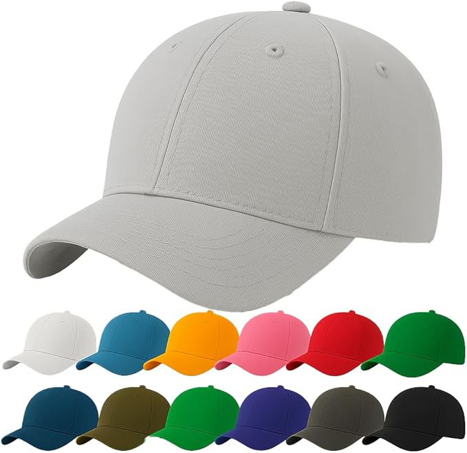 Casquette Baseball Snapback Hip Pop Couleur Unie Ajustable 6 Panneaux Taille Unique Golf Hat Motorcycle Trucker Cap - Homme Femme