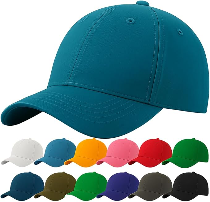 Casquette Baseball Snapback Hip Pop Couleur Unie Ajustable 6 Panneaux Taille Unique Golf Hat Motorcycle Trucker Cap - Homme Femme