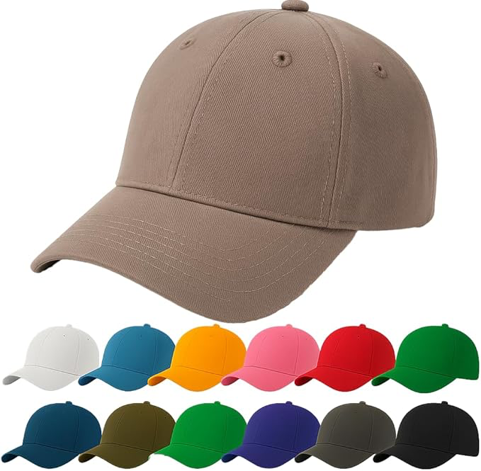 Casquette Baseball Snapback Hip Pop Couleur Unie Ajustable 6 Panneaux Taille Unique Golf Hat Motorcycle Trucker Cap - Homme Femme