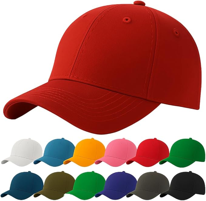 Casquette Baseball Snapback Hip Pop Couleur Unie Ajustable 6 Panneaux Taille Unique Golf Hat Motorcycle Trucker Cap - Homme Femme