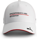 Porsche Motorsport Casquette d'équipe avec visière incurvée et Logos Porsche Motorsport et Sponsors, y Compris Un Logo sur la visière