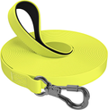 Longe pour Chien, 5M 10M 15M 20M 25M Laisse de Dressage étanches pour Chiens, Laisse pour Chien avec Mousqueton Verrouillable, Longe Robuste pour Petits, Moyens et Grands Chiens