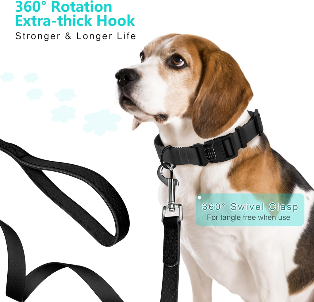 Laisse de Dressage pour Chiens, Laisse de Dressage pour Chien Imperméable avec Poignée Rembourrée 15m, Laisse de Chien en PVC à Rappel Fort pour Chiens, Suivi et Jeu de Camping