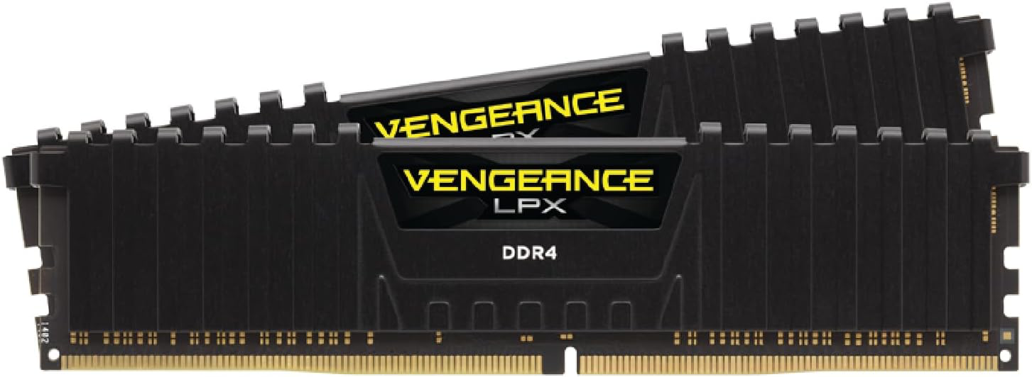 Corsair Vengeance LPX DDR4 RAM 32Go (2x16Go) 3200MHz CL16 Intel XMP 2.0 Mémoire d'ordinateur - Noir