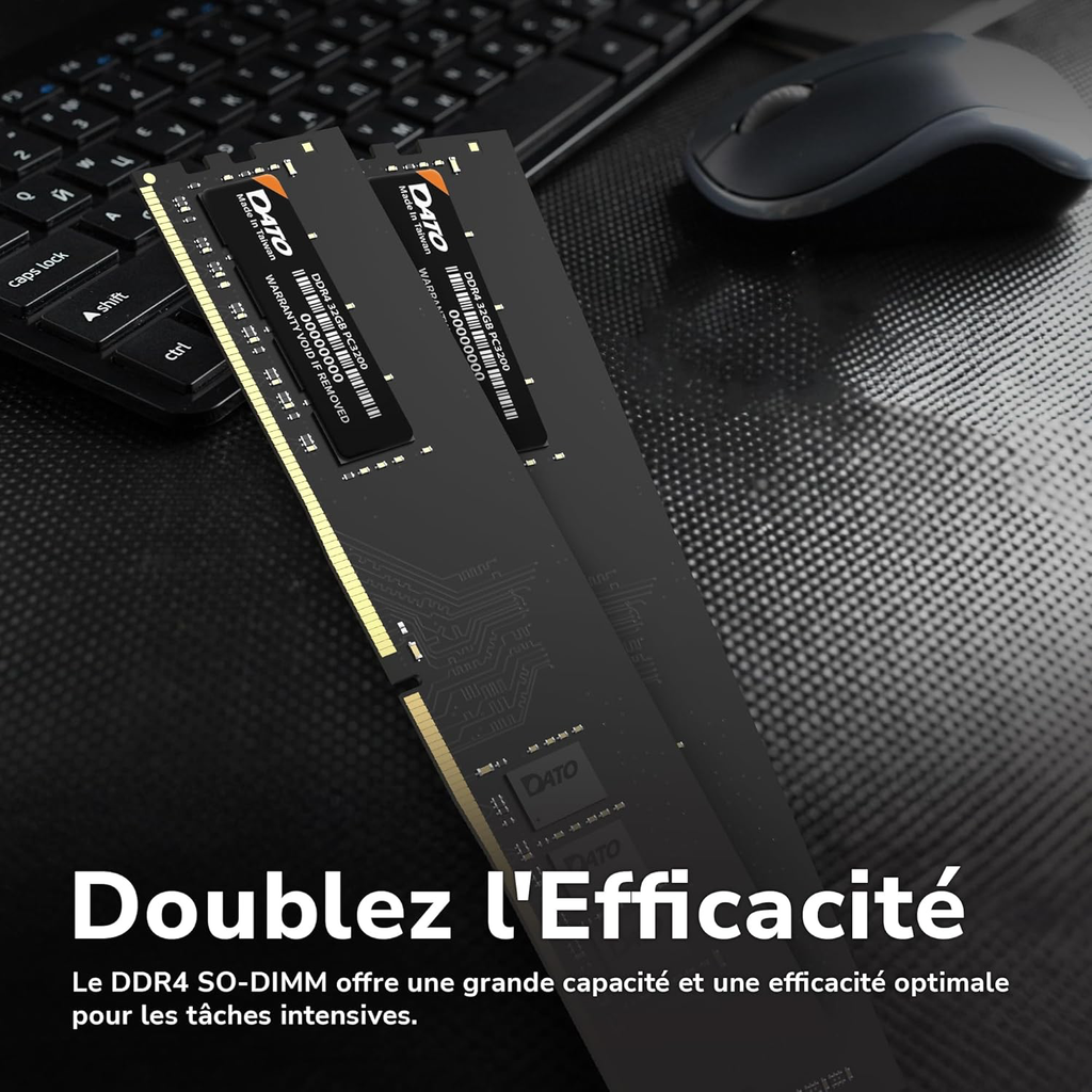 8Go DDR4 3200MHz Ordinateur de Bureau Module de mémoire Mise à Niveau