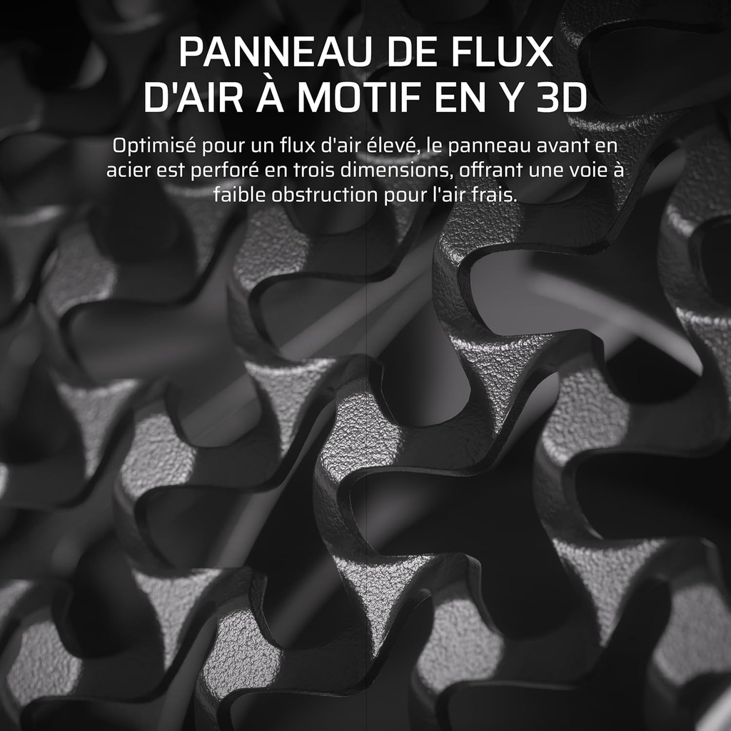 CORSAIR ARGB Boîtier Modulaire ATX de Taille Moyenne – Débit d'air Élevé, 3X Ventilateurs RS ARGB Préinstallés