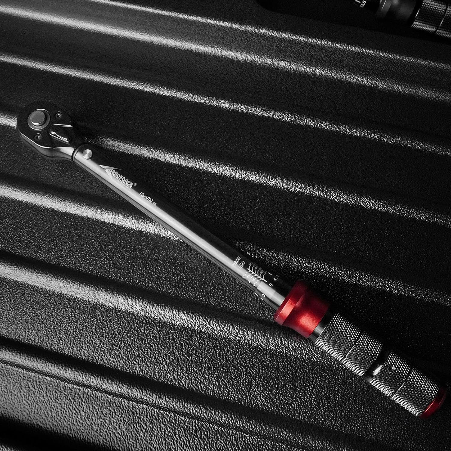 AEROFORCE Clé Dynamométrique 1/4" & 3/8" & 1/2", Clé Dynamométrique 5-25Nm, 10-60Nm, 20-220Nm, Précision ±3% avec 72 Dents Tête à Cliquet Réversible, 3 Pièces Kit D'entretien pour Vélo Moto y Auto