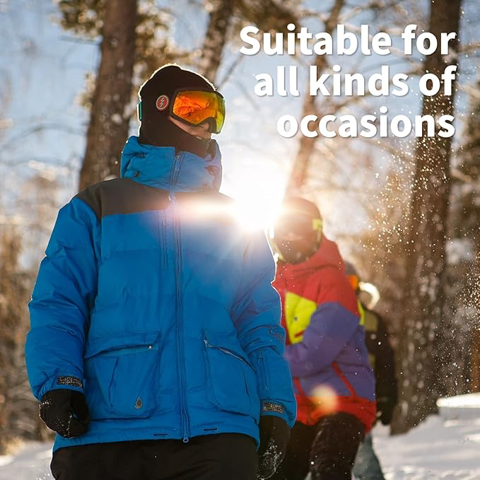 Cagoule de Ski pour Homme et Femme - Protection UV - Coupe pour Moto, Snowboard - pour Cyclisme, Sports de Plein Air