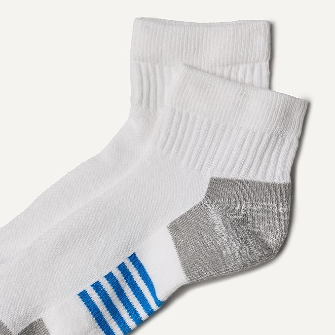 Homme Socquettes Athlétiques, Respirant, Coton mélangé, Rembourrées