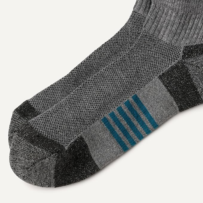 Homme Socquettes Athlétiques, Respirant, Coton mélangé, Rembourrées