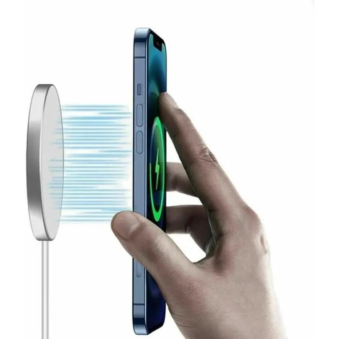 Chargeur pour iPhone【MFi Certifié】15W Chargeur Induction de 1m, Chargeur rapide Magnétique sans Fil compatible avec iPhone 16/17/15/14/14 Plus/14 Pro/14 Pro Max/13/12/11