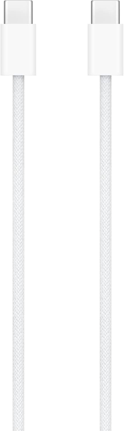 Câble de charge USB-C pour téléphones et tablettes Apple, câble de charge blanc, charge rapide 60 W (1 m)