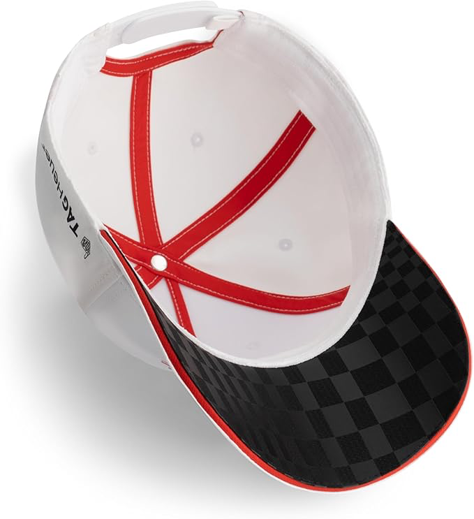 Porsche Motorsport Casquette d'équipe avec visière incurvée et Logos Porsche Motorsport et Sponsors, y Compris Un Logo sur la visière