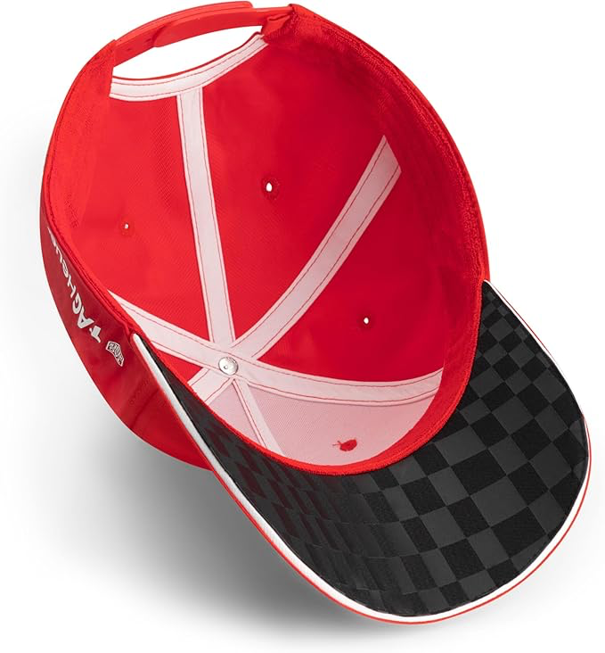 Porsche Motorsport Casquette d'équipe avec visière incurvée et Logos Porsche Motorsport et Sponsors, y Compris Un Logo sur la visière